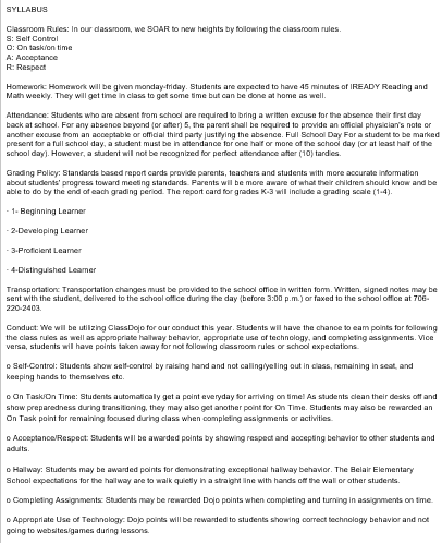 Syllabus