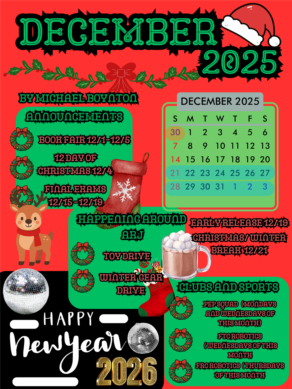 December Announcement