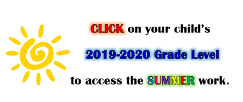 Summer Work 