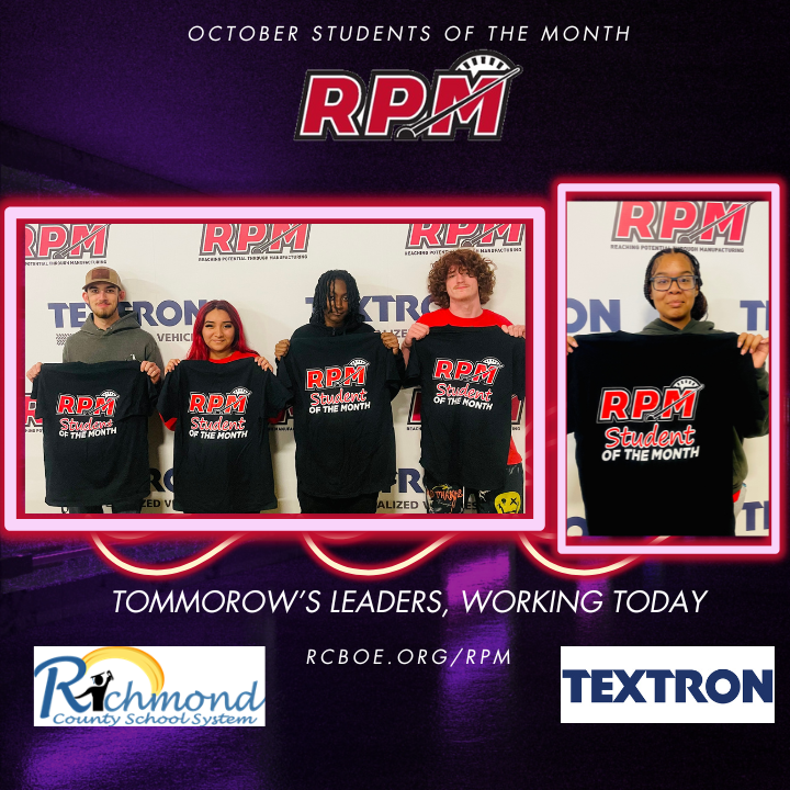 October Students of the Month