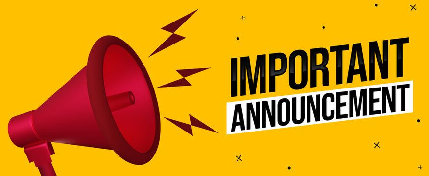 Announcements