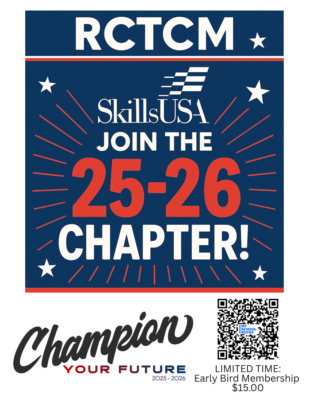 SkillsUSA Early Bird Membership