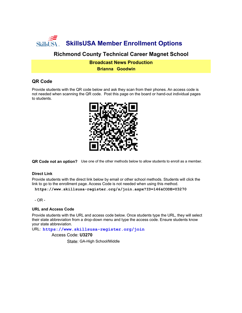 Registration
