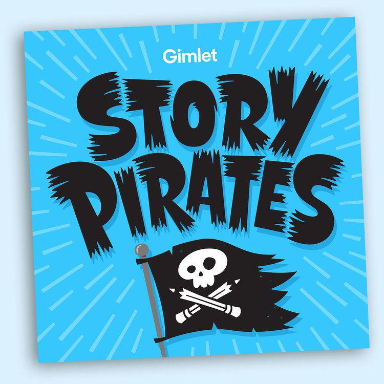  logo for Story Pirates