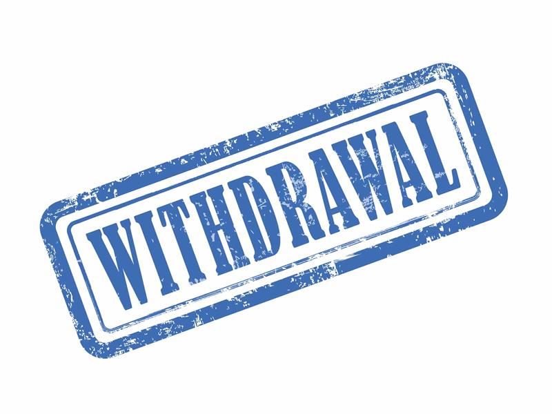 Withdrawal Withdrawal