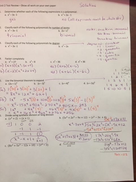 Again, we can always check that we got the correct answer by doing a quick multiplication. Alg 1 Unit 7 Polynomails And Factoring Gina Wilson Answers : Alg 1 Unit 7 Polynomails And Factoring Gina Wilson Answers ...