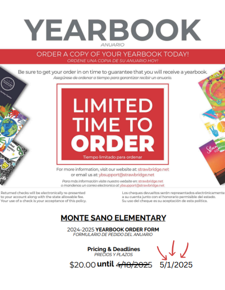 ORDER YOUR YEARBOOK TODAY