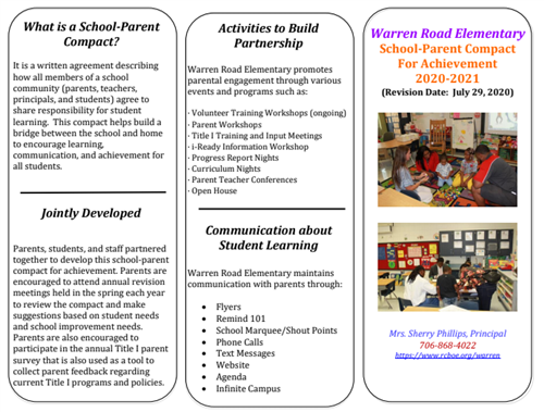 Warren Road Elementary School Homepage