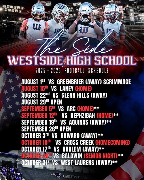 Varsity Schedule