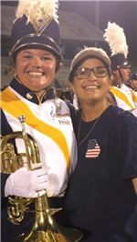 My daughter, also a former Tutt Dragon, and myself! 