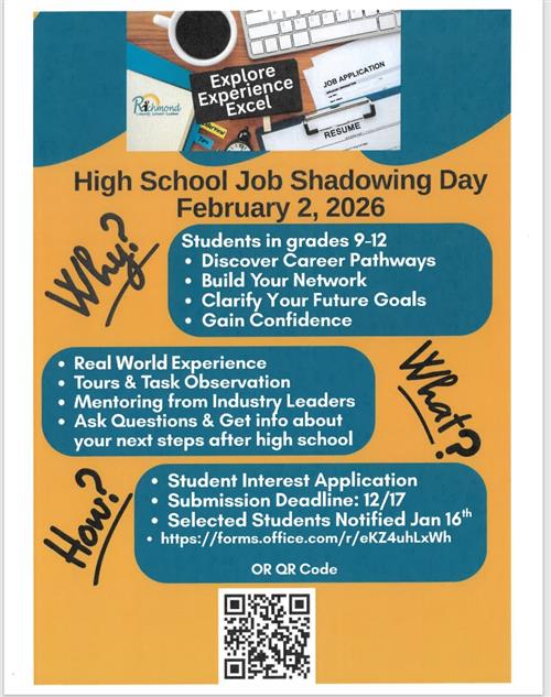 high school job shadowing 