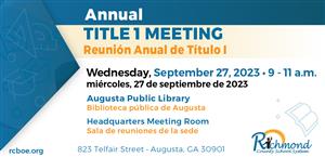 Title I meeting