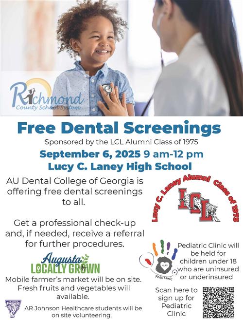 Free Dental Screenings at Laney High School