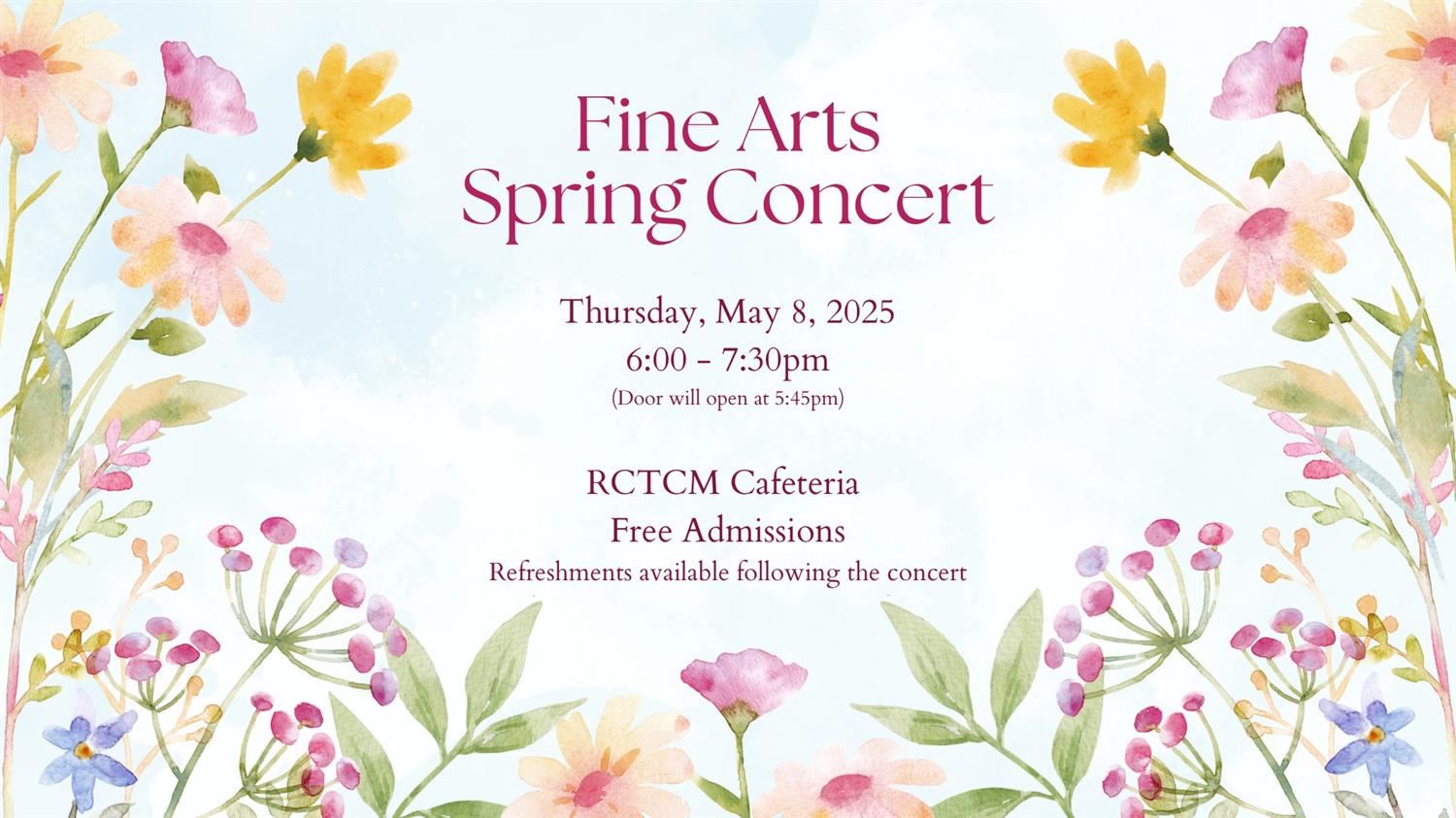 Fine Arts Concert