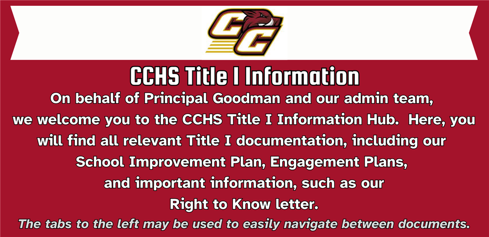Title I Information may be found on this page and its tabs.