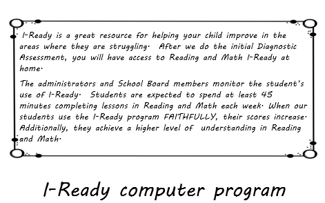 I-Ready information