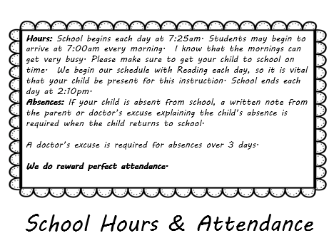 attendance information