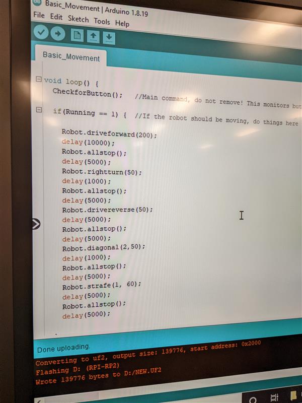 An image of a computer screen, computer code displayed