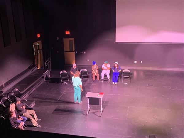 Green confronts Blue.
